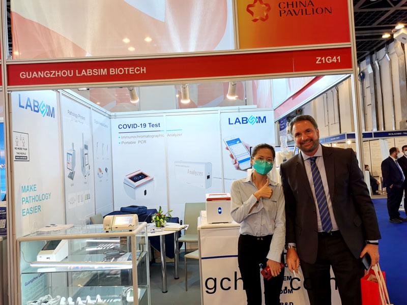 【展會(hui)迴(hui)顧(gu)】藍(lan)勃(bo)生(sheng)物(wu)精(jing)綵亮相(xiang)2022 MEDLAB Middle East